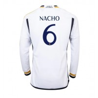 Camiseta Real Madrid Nacho #6 Primera Equipación Replica 2023-24 mangas largas